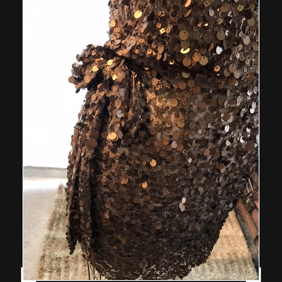 AIDAN MATTOX SEQUIN DRESS - Picture 4 of 6